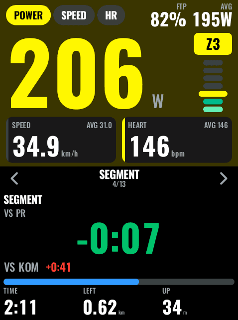 Pangu Dash's Segment panel